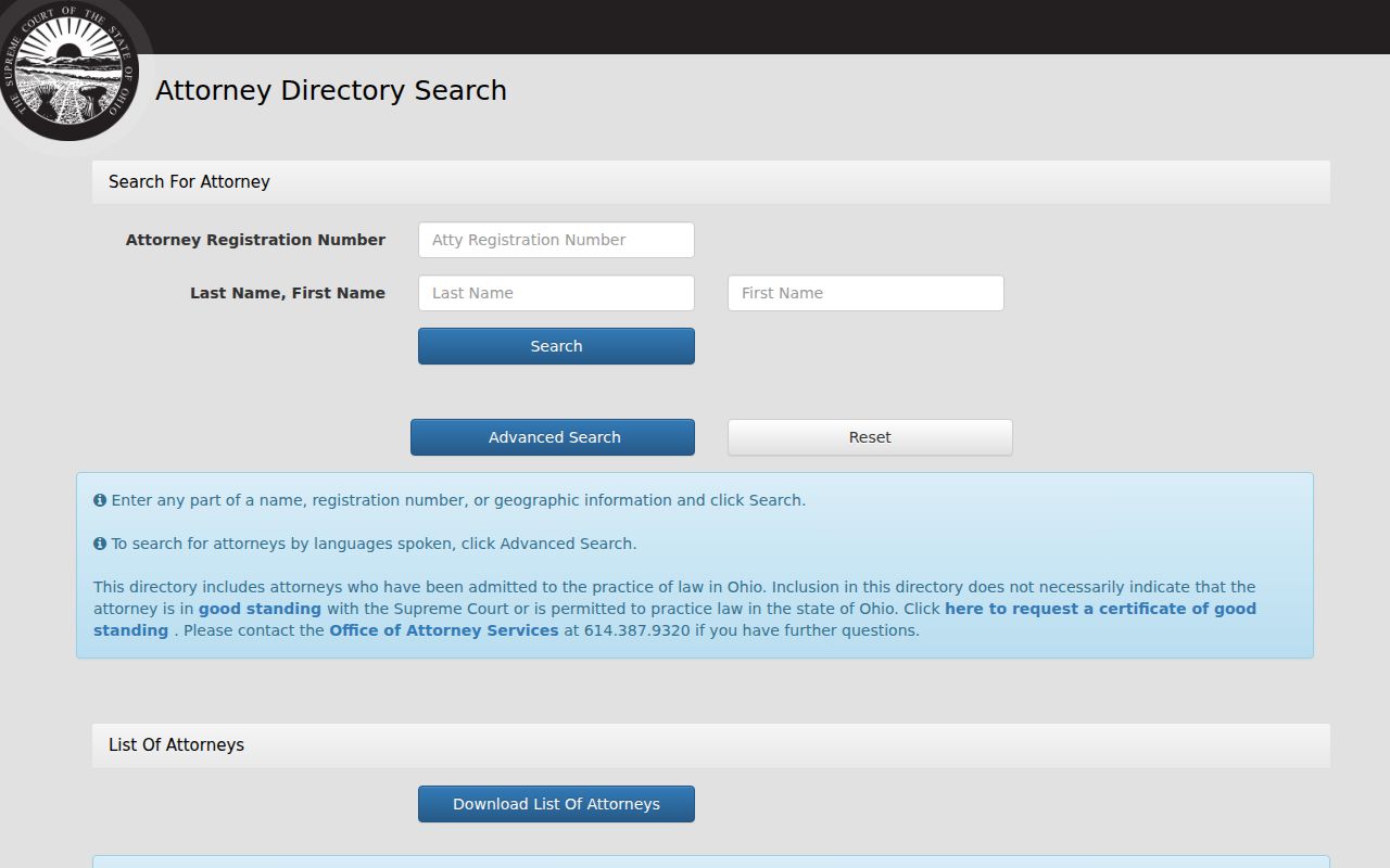 Deerfield Township resident lookup Ohio attorney directory